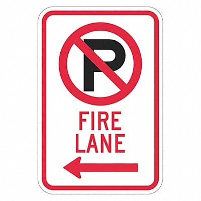 Fire Lane Parking Sign 18 x 12