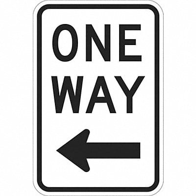 One Way Traffic Sign 18 x 12