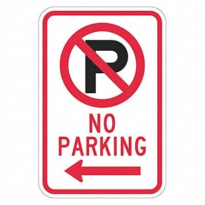 No Parking Sign 18 x 12