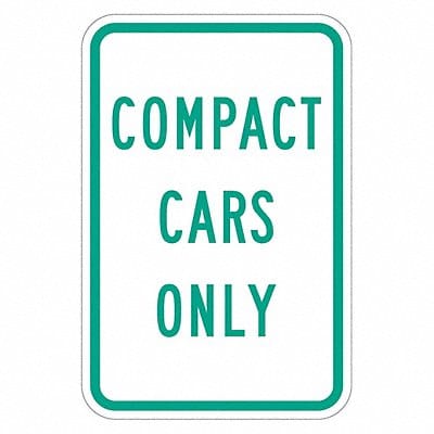 Compact Car Parking Sign 18 x 12