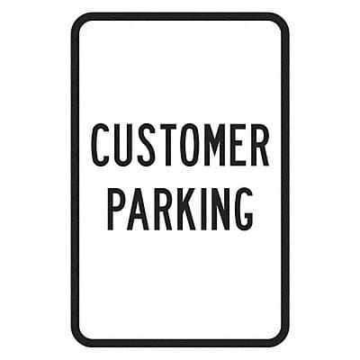 Customer Parking Sign 18 x 12