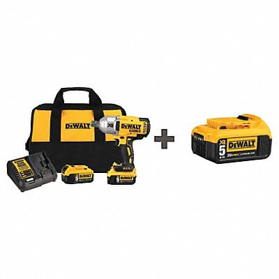 Impact Wrench Cordless Full-Size 20VDC