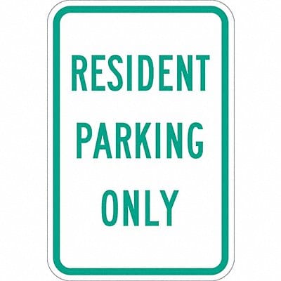 Resident Parking Sign 18 x 12