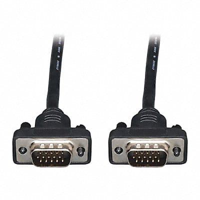 Coax Cable VGA HD15 Low Profile RGB 3ft