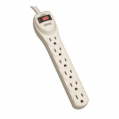 Outlet Strip 6 Outlets 4 ft Cord L