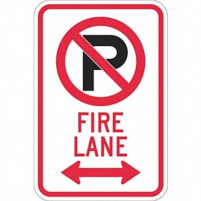 Fire Lane Parking Sign 18 x 12
