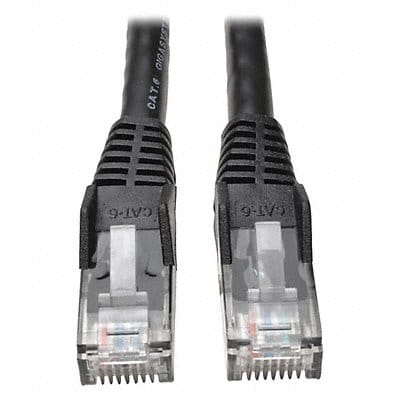 Cat6 Cable Snagless Molded Black 10ft