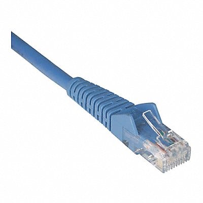 Cat6 Cable Snagless Molded M/M Blue 12ft