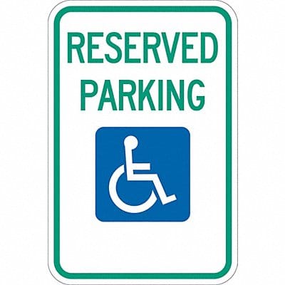 Reserved Parking Parking Sign 18 x 12