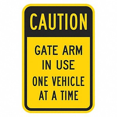 Parking Lot Gate Parking Sign 18 x 12