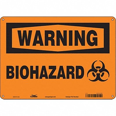 Safety Sign 10 inx14 in Aluminum