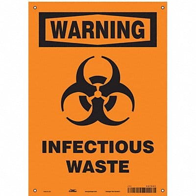 Safety Sign 14 in x 10 in Aluminum