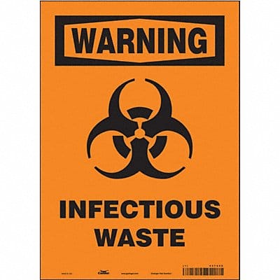 Safety Sign 10 inx7 in Vinyl