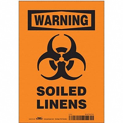 Safety Sign 10 inx7 in Vinyl