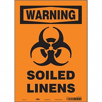 Safety Sign 14 in x 10 in Vinyl