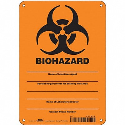 Safety Sign 10 in x 7 in Aluminum Safety Sign 10 in x 7 in Aluminum