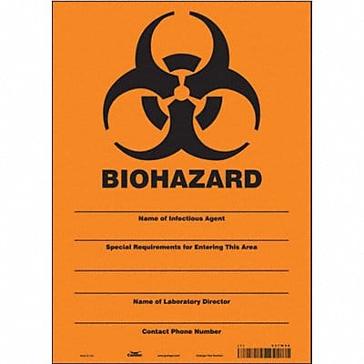 Safety Sign 14 inx10 in Vinyl