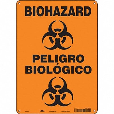 Safety Sign 14 in x 10 in Aluminum