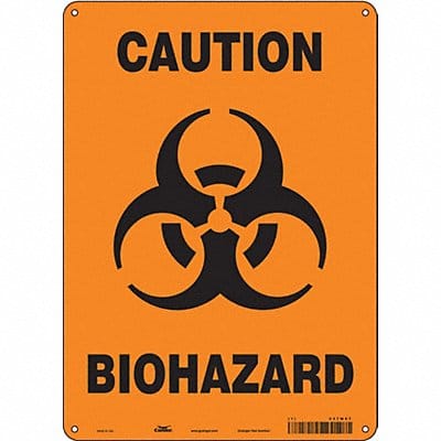 J8124 Safety Sign 14 inx10 in Aluminum
