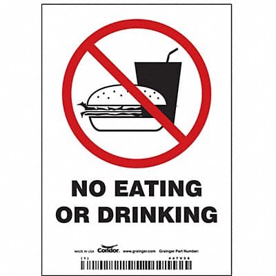Safety Sign 5 in x 3 1/2 in Vinyl PK25