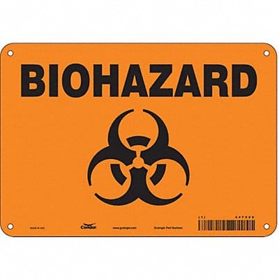 Safety Sign 7 inx10 in Vinyl