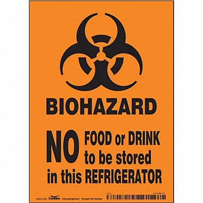 Safety Sign 7 inx5 in Vinyl
