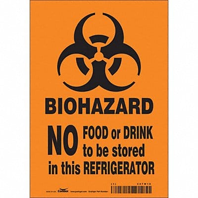 Safety Sign 10 inx7 in Vinyl