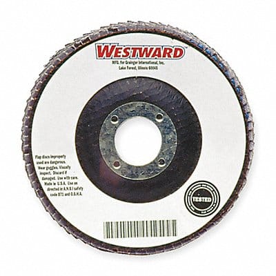 J7232 Fiber Disc 4 in Dia 5/8in Arbor 80 Grit