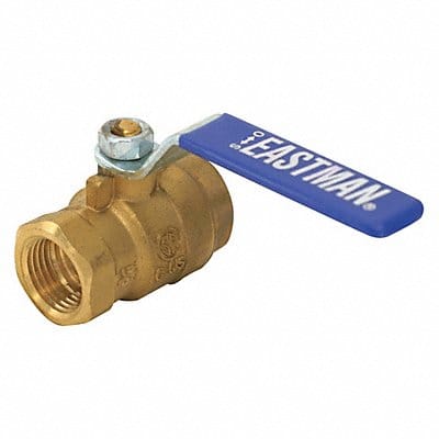 Ball Valve Inline Brass Body 1/2 Pipe