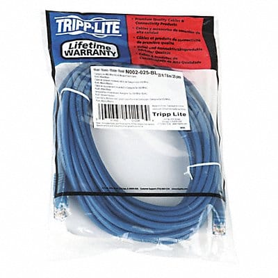 Molded Patch Cable Cat5E 25 ft Blue