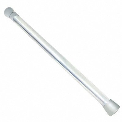 Shower Rod Zinc 72 in L Polished Chrome