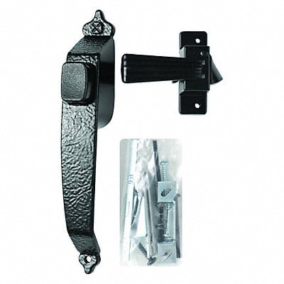 Push Button Latch Black