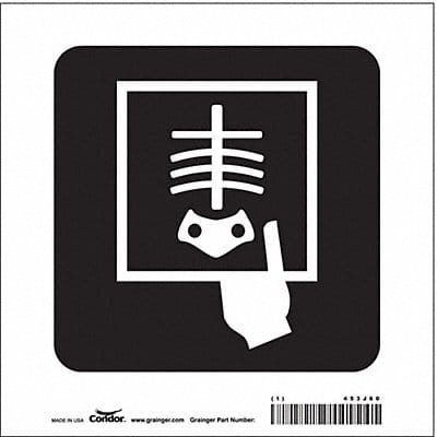 Safety Sign 8 in x 8 in Vinyl