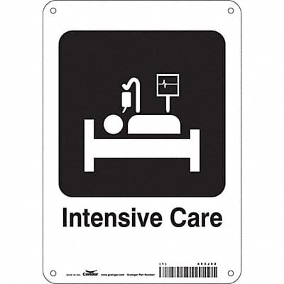 Safety Sign 10 in x 7 in Aluminum