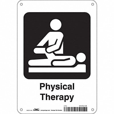 Safety Sign 10 in x 7 in Polyethylene