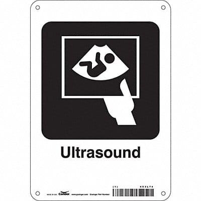 Safety Sign 10 in x 7 in Polyethylene