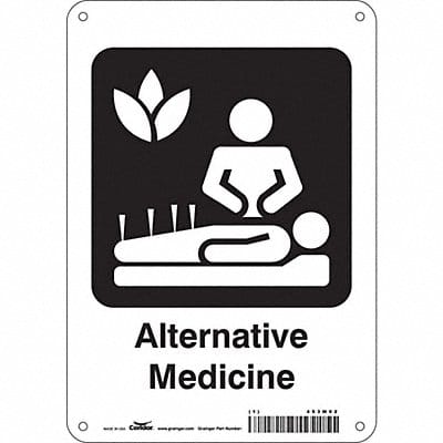 Safety Sign 10 in x 7 in Aluminum