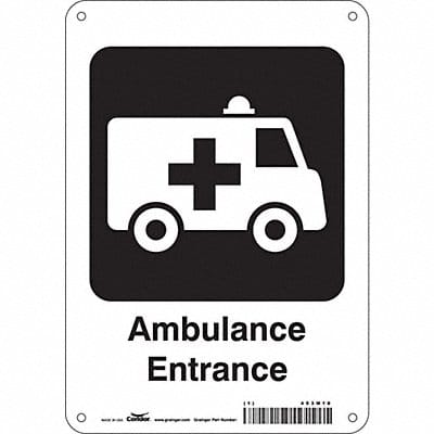 Safety Sign 10 inx7 in Polyethylene