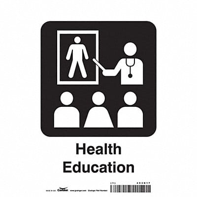 Safety Sign 10 in x 7 in Vinyl