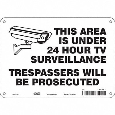 Safety Sign 7 in x 10 in Polyethylene