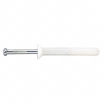 Hammer Drive Pin Anchor 1/4 Dia PK100