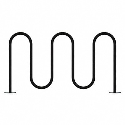 Bike Rack Black 36 H 64 L Steel