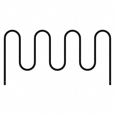 Bike Rack Black 36 H 89 L Steel