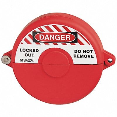 Gate Valve Lockout Red Polypropylene Gate Valve Lockout Red Polypropylene