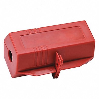 Plug Lockout Red 2 H 3-1/2 L