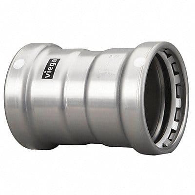 Coupling with Stop Metal 2-1/2 Tube Sz
