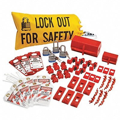 Lockout Kit Black/Yellow 9-3/4 H