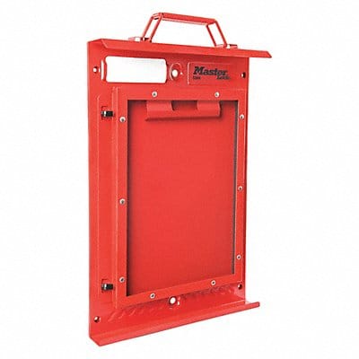 Permit Display Case Red Case 17-3/8 H