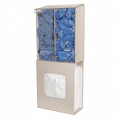 Apparel Dispenser 3 Compartments Beige