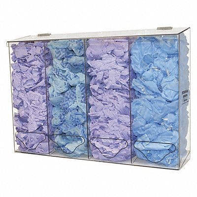Bulk Dispenser 4 Compartments Clear